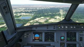 Msfs2020 Ultra Settings A320 Approach and Landing into ORDKORD [upl. by Ardnad]