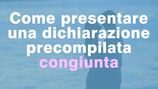 Come presentare una dichiarazione 730 congiunta [upl. by Firmin]