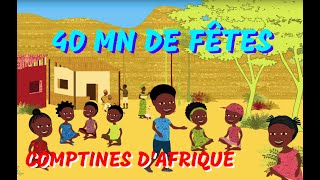 ON FAIT LA FETE  comptines africaines avec paroles [upl. by Nosila]