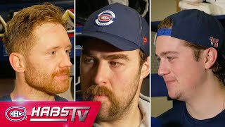 Canadiens address the media at practice  FULL PRESS CONFERENCES [upl. by Yllor]