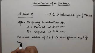 Adjustment Of Capital Admission of partner  Proportionate Capital Of New Partner  Class 12 CBSE [upl. by Yur]