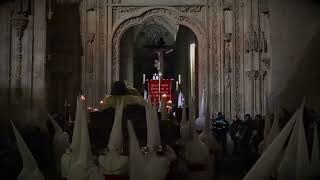 Entrada de la procesión del Cristo Yacente de Salamanca 2023 [upl. by Solohcin]