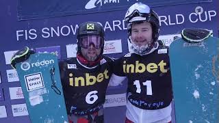 2024 fis Snowboard world cup in Pamporovo PSL men [upl. by Evelunn]