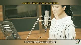 Aoi Teshima  Kokoro Wo Komete dan Terjemahan Indonesia Musik Video movie quotWith all my heartquot [upl. by Dhiman]