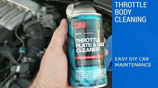 Throttle body cleaning  Easy [upl. by Aanas218]