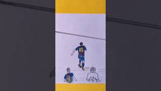 Flipbook Messi solo goal vs Real Madrid flipbook football elclasico [upl. by Eicyak]