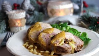 Muslos de pavo rellenos de foie ciruelas y piñones 🍗🎄  Recetas de Navidad [upl. by Haraf]