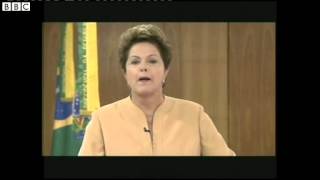 Pres Dilma Rousseff Speech to Brazilians ENGLISH 22062013 [upl. by Berneta839]