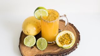 Cómo hacer cerveza michelada de maracuyá [upl. by Liv727]