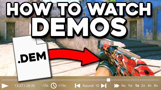 How to Watch Demos in CS2 EASY [upl. by Ruyam]