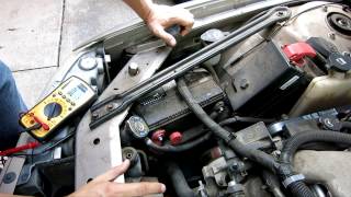 How to disconnect amp replace car battery  touching 12v safety and tips  Buick Century GMC Chevrolet [upl. by Charley522]