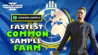 Helldivers 2  Easiest Solo Common Sample Farm Method [upl. by Suelo]