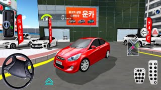 3D Driving Class  Hyundai Accent Car In Showroom  Best Android Gameplay  New Video [upl. by Eissel]