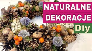 NATURALNY JESIENNY WIANEK Z SZYSZEK I ŻOŁĘDZI DIY [upl. by Nahtonoj731]