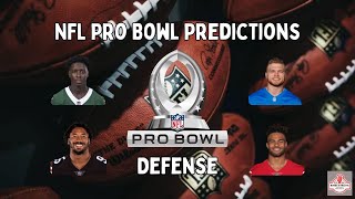 NFL Pro Bowl Defense predictions [upl. by Sidon]