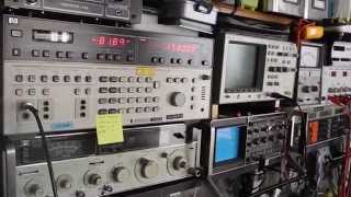 Ricezione di SAQ su 1720 khz con voltmetro selettivo HP3586A [upl. by Fancie]