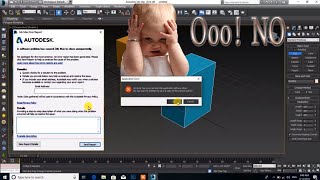 A problem has caused in 3ds Max 2014 to which closed unexpectedly [upl. by Wanonah631]
