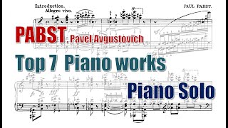 Top 7 of Pabsts Piano works Solo [upl. by Inalan]