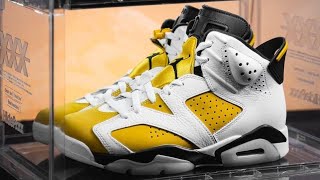 Detailed Look at the Air Jordan 6 quotYellow Ochre quot hypebeast [upl. by Florian]