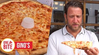 Barstool Pizza Review  Ginos Williston Park NY [upl. by Nawek759]