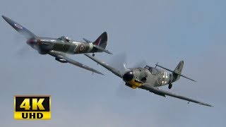 Messerschmitt Bf 109 vs Supermarine Spitfire  A Comparision [upl. by Mathur]