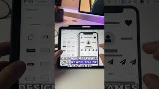 Miro is gamechanging tool for your creative design smartphone uiuxdesign shorts figma short [upl. by Nytsirk]