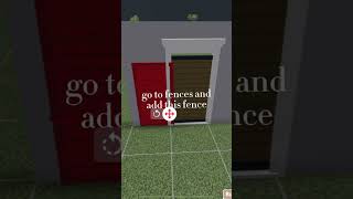 how to make a custom door in bloxburg ll resise tool needed roblox bloxburg shorts [upl. by Uv]