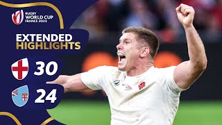 England survive despite Fiji fightback  England v Fiji  Rugby World Cup 2023 Extended Highlights [upl. by Moyna821]