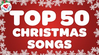 Top 50 Popular Christmas Songs and Carols with Lyrics Playlist 🎅 Merry Christmas 2024 Music🎄 [upl. by Gwendolyn]