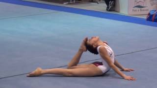 Compétition Départementale Gymnastique 2017  Célia 12 ans [upl. by Marriott]