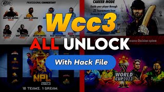 Wcc3 Mod Apk Latest Version  Wcc3 Mod Apk Unlocked Everything  Wcc3 Npl Auction Unlock [upl. by Reichert]