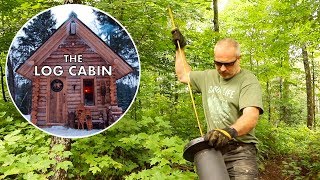 Chimney Cleaning and Stone Hearth at the Log Cabin [upl. by Kean]