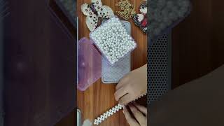 Hand made Handbaghandmadecraftspearlshandbagsorderfordeliverytrendingytshortsviral [upl. by Dorena]