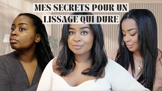 AVOIR DES CHEVEUX CREPUS ET LISSES  Comment garder ses cheveux crépus lisses et soyeux [upl. by Akessej495]