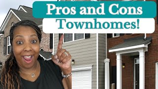 PROS and CONS of TOWNHOMES  Living in GREENSBORO NC in 2024 [upl. by Jacynth]