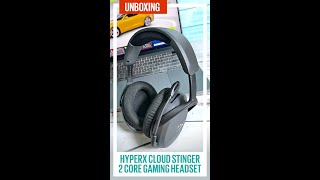 Unboxing HyperX Cloud Stinger 2 Core Gaming Headset [upl. by Sorcim]