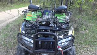 Arctic Cat Mud Pro 700 Front Mount Options [upl. by Esmond]