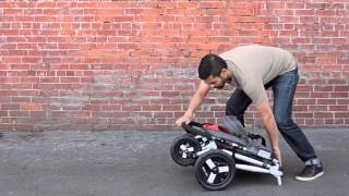 Bumbleride Indie 4 All Terrain Stroller  Fold Video [upl. by Analak]