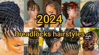 2024 dreadlocks hairstyles for black women  Locs hairstyles  Braids Hairstyles for black ladies [upl. by Artnoed]