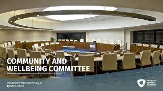 Community and Wellbeing Committee on Monday the 11th of November 2024 at 630pm [upl. by Tut520]