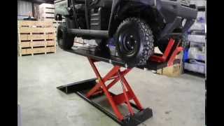 Redline 1500HD Motorcycle amp ATV Lift Table From wwwRedlineStandscom [upl. by Bashee56]