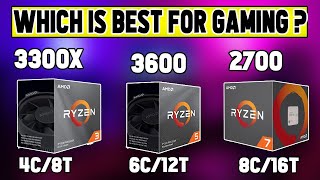 Ryzen 3 3300X vs Ryzen 5 3600 vs Ryzen 7 2700 🤔 Which One Is Best For You [upl. by Pip486]