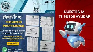 AMPIA PLANIFICACIÓN DE TECNICO PROFESIONAL Y SISTEMA DE INTELIGENCIA ARTIFICIAL QUE TE AYUDARA [upl. by Vlad]