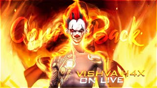 VishvaX On Live  Free Fire  vishvax [upl. by Teage]