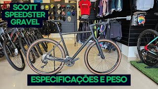 Scott Speedster 30 Gravel  Configuração e peso [upl. by Sneed]