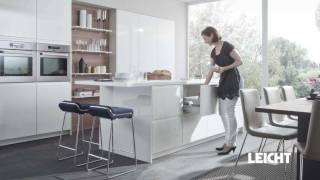 Leicht German Kitchen Cabinets Kitchen Designs [upl. by Nyledaj]