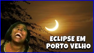 ECLIPSE EM PORTO VELHO 2024 eclipse eclipse2024 [upl. by Ambrosane]