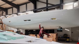 Das wird die erste Insieme Yacht  RUNDGANG  Bootsbau Vlog 1 [upl. by Sorazal]