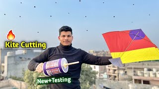 NewTesting Indian Manjha  Kite Cutting  Kite Flying [upl. by Hayalat215]