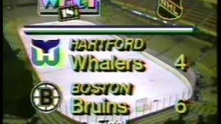 WHCT Hartford Whalers Bruins Close [upl. by Kcitrap]